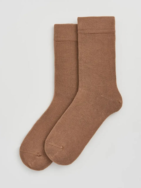 Pairs BAMBISCL25 Biscuit Beige Bamboo Socks