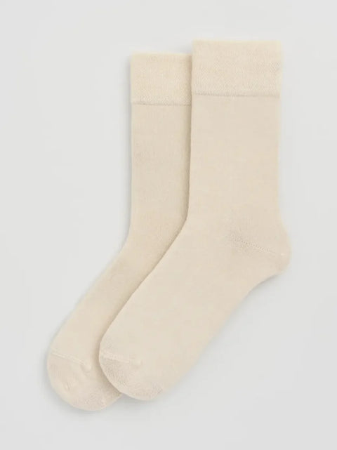 Pairs BAMCREAML25 Clotted Cream Bamboo Socks
