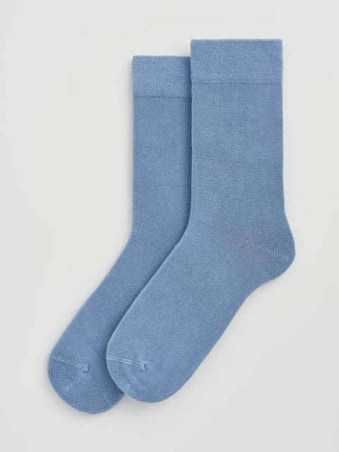 Pairs BAMPBLUL25 Morning Blue Bamboo Socks