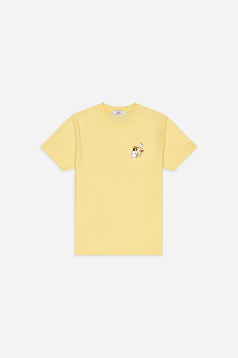 Olow BBQ T Shirt In Pastel Yellow