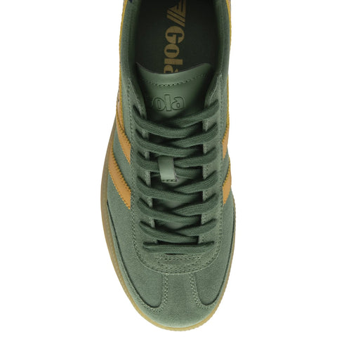 Gola CMB735NY Viper Trainer In Evergreen/Sun/Navy/Gum