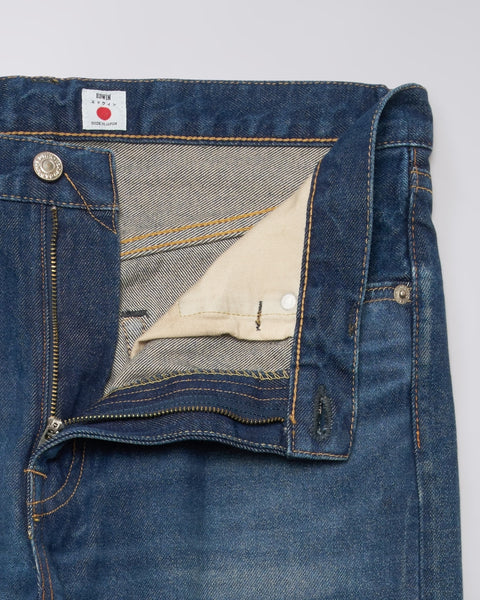 Edwin I035086 Regular Straight Jeans In Blue-Dark Used