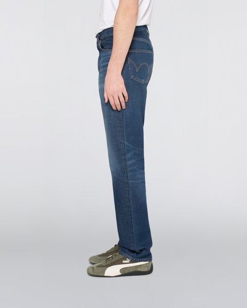 Edwin I035086 Regular Straight Jeans In Blue-Dark Used