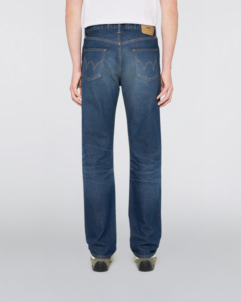 Edwin I035086 Regular Straight Jeans In Blue-Dark Used