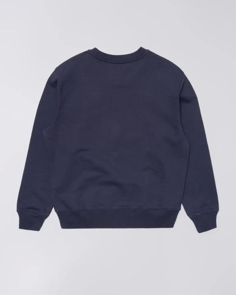 Edwin I037315 Isy Sweat In Maritime Blue
