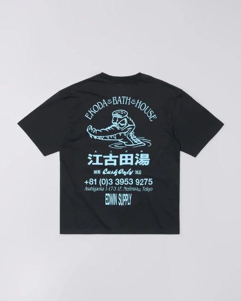 Edwin I037318 Ekoda Bath House T-Shirt In Black