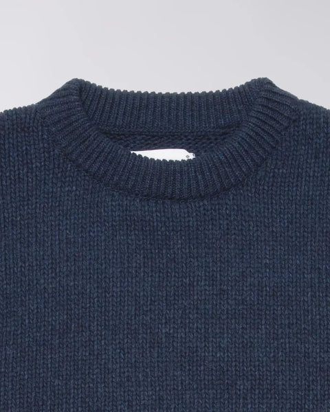 Edwin I037514 Ellis Hibiki Sweater In Navy/Pink