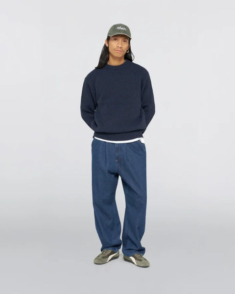 Edwin I037514 Ellis Hibiki Sweater In Navy/Pink