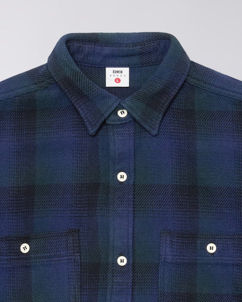Edwin I037560 Work Shirt Ls In Green