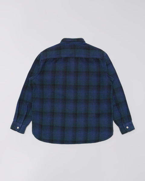 Edwin I037560 Work Shirt Ls In Green