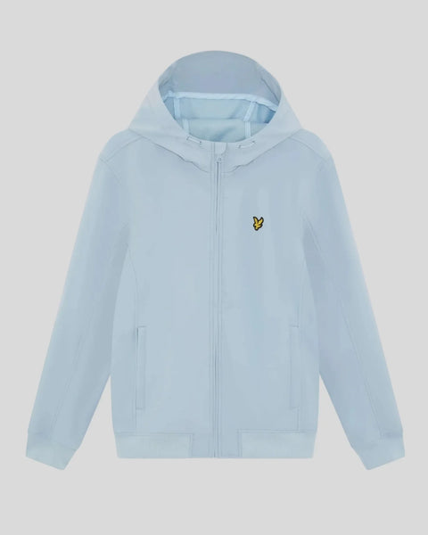 Lyle & Scott JK2200V Mesh Back Softshell Jacket In W596 Opal Blue