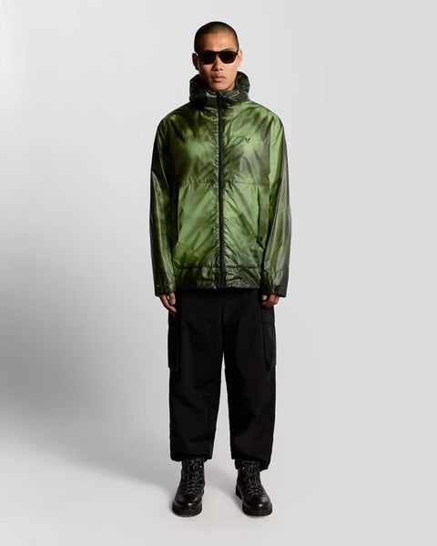 Lyle & Scott JK2303V Heat Reactive Shell Jacket In Dark Sediment/Laser