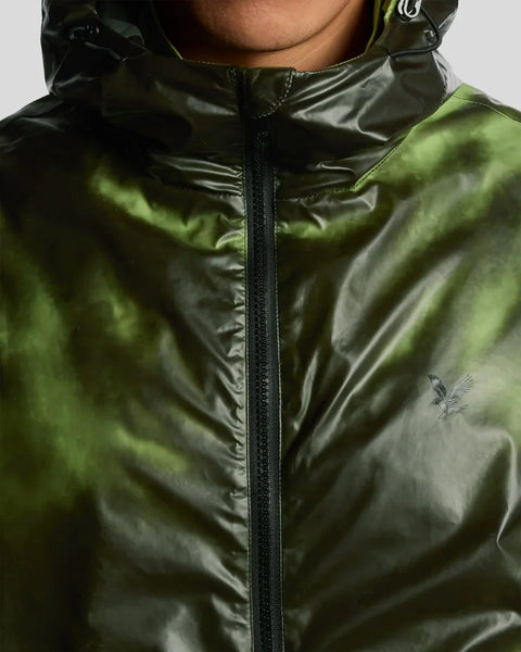 Lyle & Scott JK2303V Heat Reactive Shell Jacket In Dark Sediment/Laser