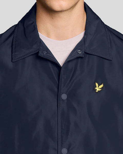 Lyle & Scott JK2407V Coach Jacket In Z271 Dark Navy