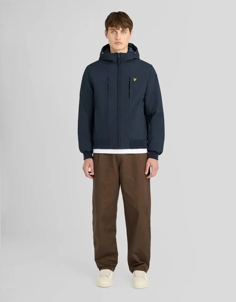 Lyle & Scott JK2520V Wadded Softshell Jacket In Dark Navy (Z271)