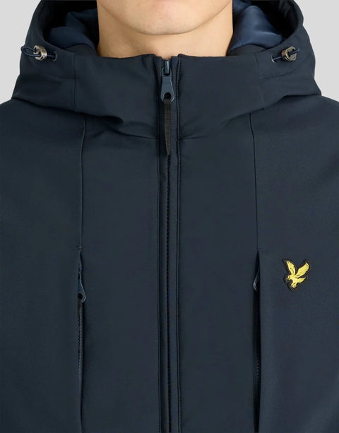 Lyle & Scott JK2520V Wadded Softshell Jacket In Dark Navy (Z271)