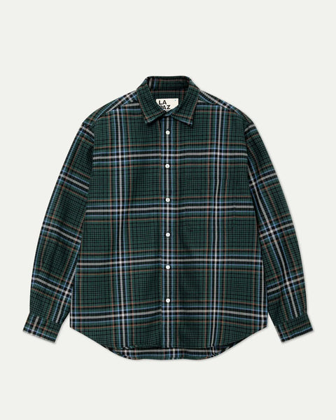 La Paz Carvalho Shirt In Dark Green Checks