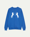 La Paz Cunha Sweatshirt Wild Horses In Yves Blue