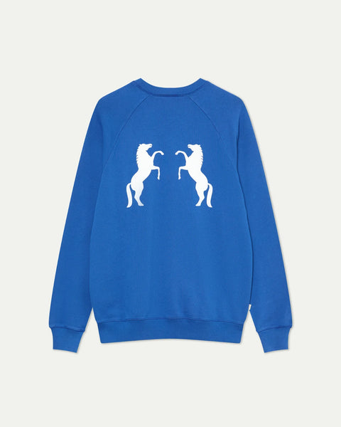 La Paz Cunha Sweatshirt Wild Horses In Yves Blue