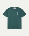 La Paz Dantas T-Shirt in Dark Green/Off White Logo