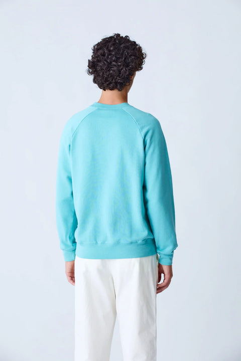 La Paz Cunha Logo Sweatshirt In Green/Off-White