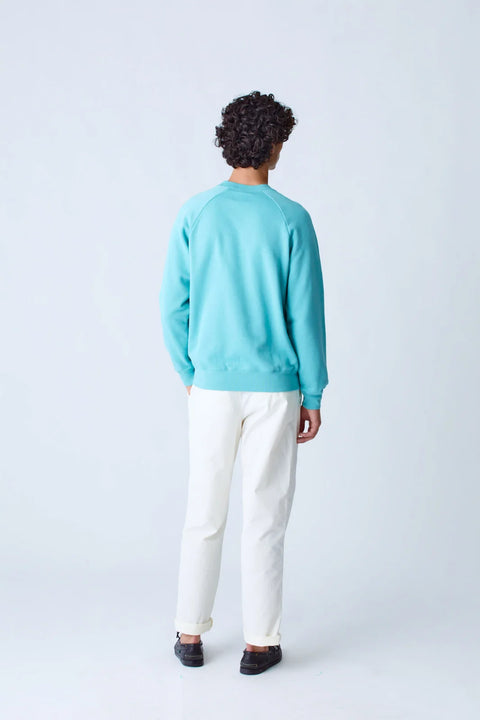 La Paz Cunha Logo Sweatshirt In Green/Off-White