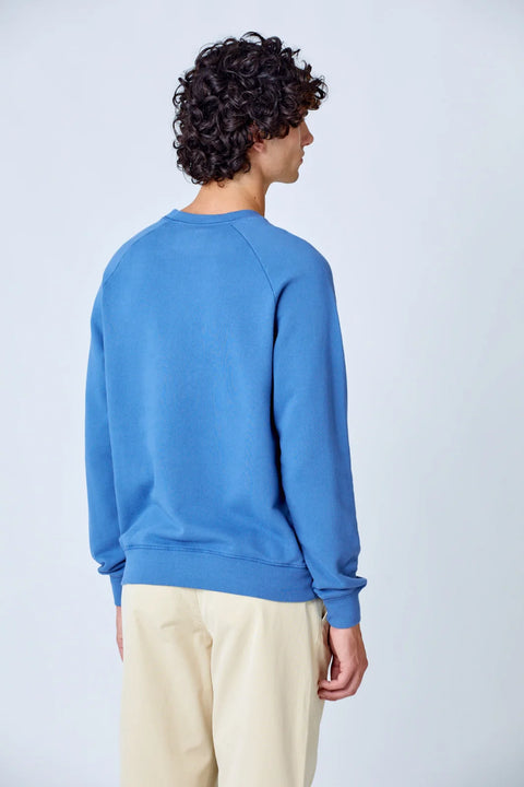 La Paz Cunha Logo Sweatshirt In Indigo/Off-White
