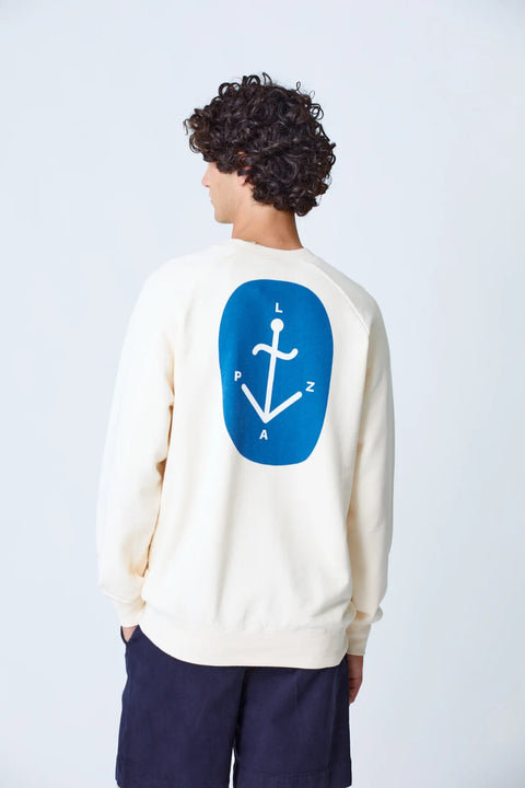 La Paz Cunha Print Sweatshirt In La Paz Ecru