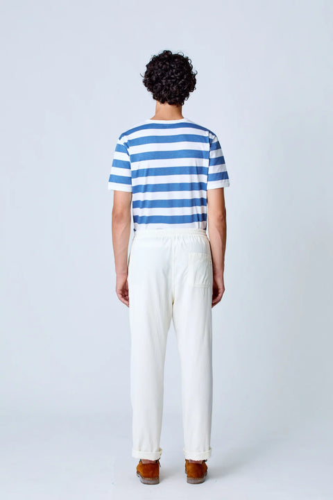 La Paz Meneres Contrast T-Shirt In Indigo Stripes