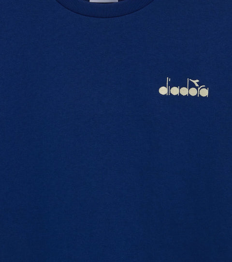 Diadora Logo Crew Sweatshirt In Saltire Navy