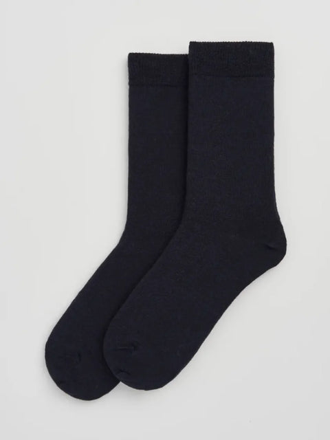 Pairs MERNAV Inky Blue Merino Socks