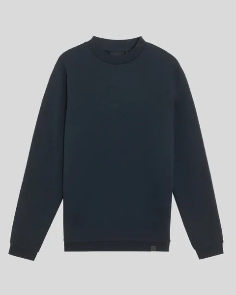 Lyle & Scott ML2329V Half Raglan Crew Neck Sweatshirt In Dark Navy