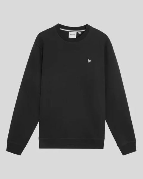 Lyle & Scott ML2353V Diagonal Weave Crew Neck Sweatshirt In Lacquer
