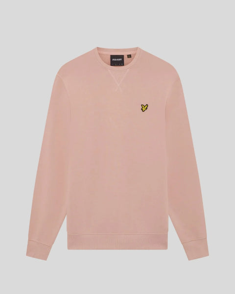 Lyle & Scott ML424VOGT Crew Neck Sweatshirt In Y120 Pink Grapefruit