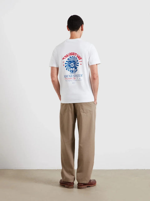 Farah F4KSG042 Morween Graphic Ss T In White