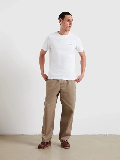 Farah F4KSG042 Morween Graphic Ss T In White