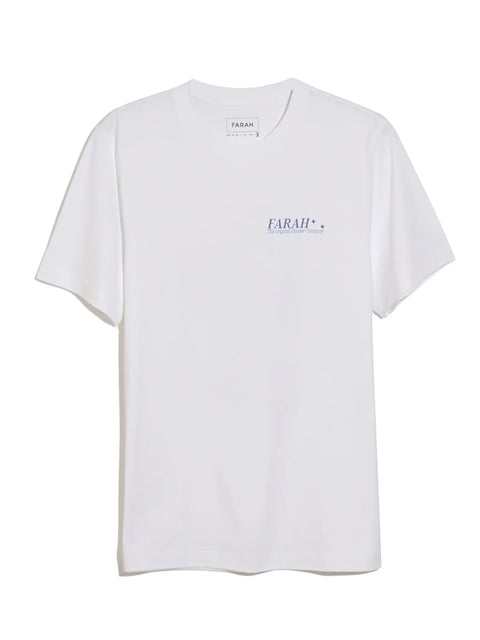 Farah F4KSG042 Morween Graphic Ss T In White