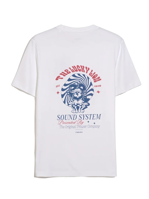 Farah F4KSG042 Morween Graphic Ss T In White