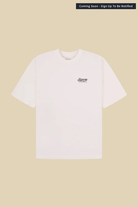 Bound Retro Logo Tee - White