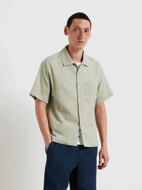 Farah F4WSG031 Riley Ss In Green Shade