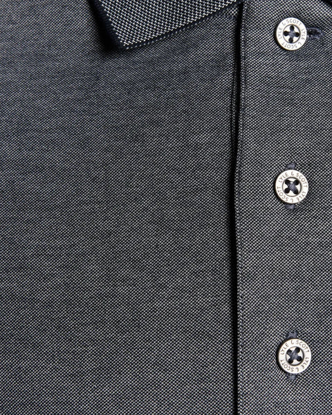 Lyle & Scott SP2342V Pique Interlock Polo Shirt In Chambray