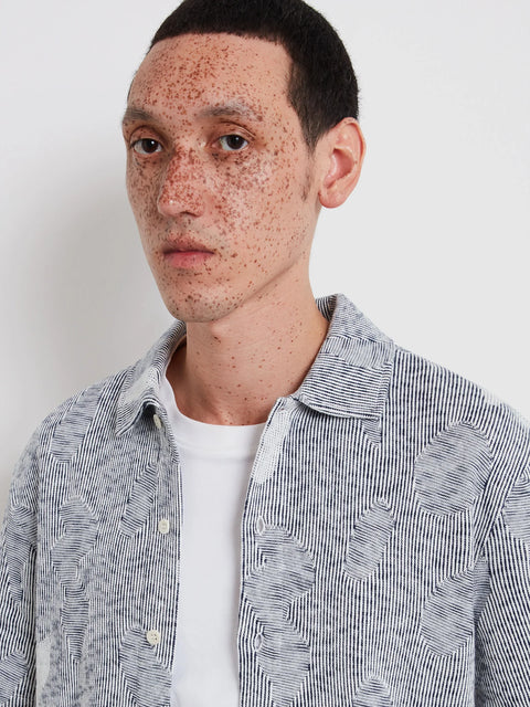 Farah F4KSG017 Stoker Jacquard Ss   In Yale