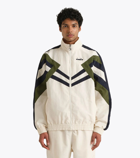 Diadora Track Jacket Legacy In White Alyssum