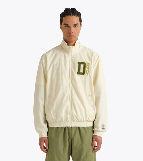 Diadora Track Jacket Run Valley In Winter White