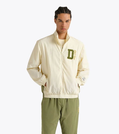 Diadora Track Jacket Run Valley In Winter White