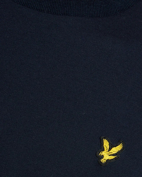 Lyle & Scott TS2405V Fine Tipped T-Shirt In Y155 Dark Navy/ Chalk Blue