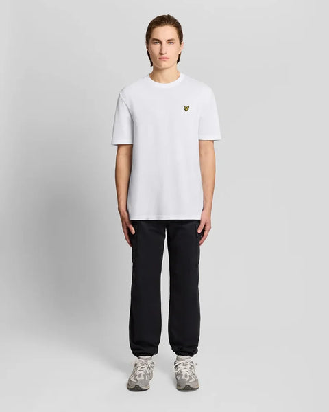 Lyle & Scott TS2406V Popcorn Jacquard T-shirt In 626 White