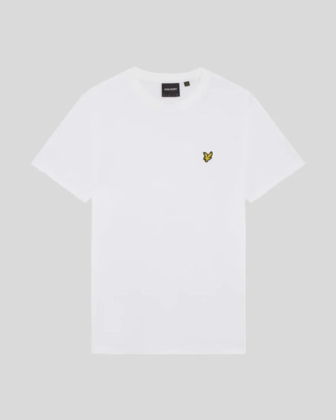 Lyle & Scott TS2406V Popcorn Jacquard T-shirt In 626 White