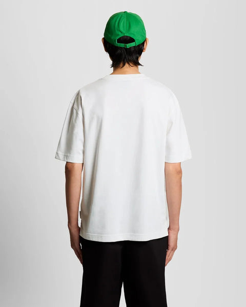 Lyle & Scott TS2415V Floral Embroidered T-shirt In 626 White