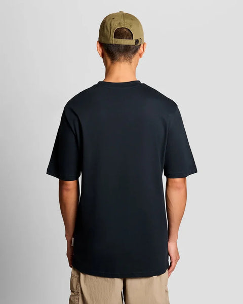 Lyle & Scott TS2425V Lyle's Laundry Graphic T-shirt In Z271 Dark Navy